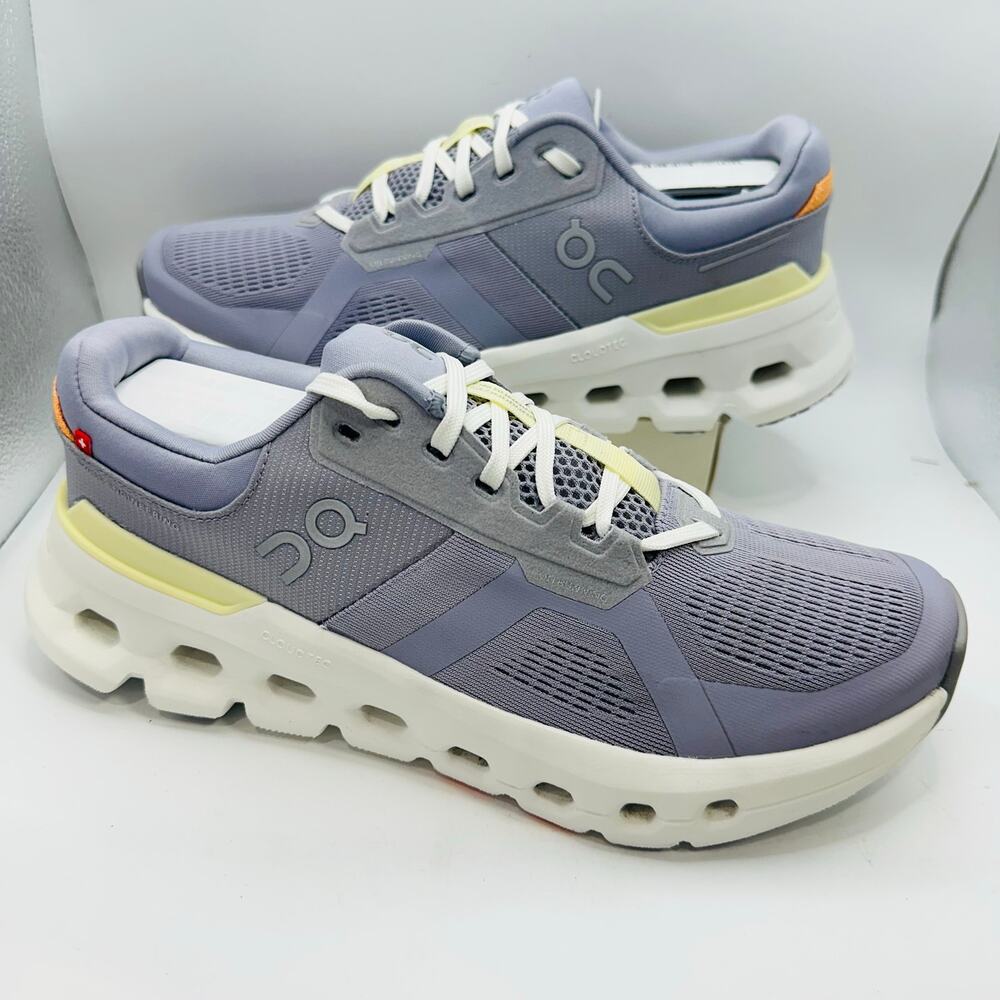 On Running Cloudrunner 2 Lilac Ivory Running Sneaker Shoes | Women's 8 US | NWOB